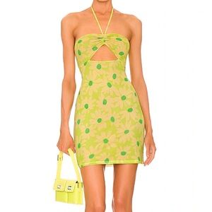AFRM Savon Cut Out Mini Dress | Lime Daisy